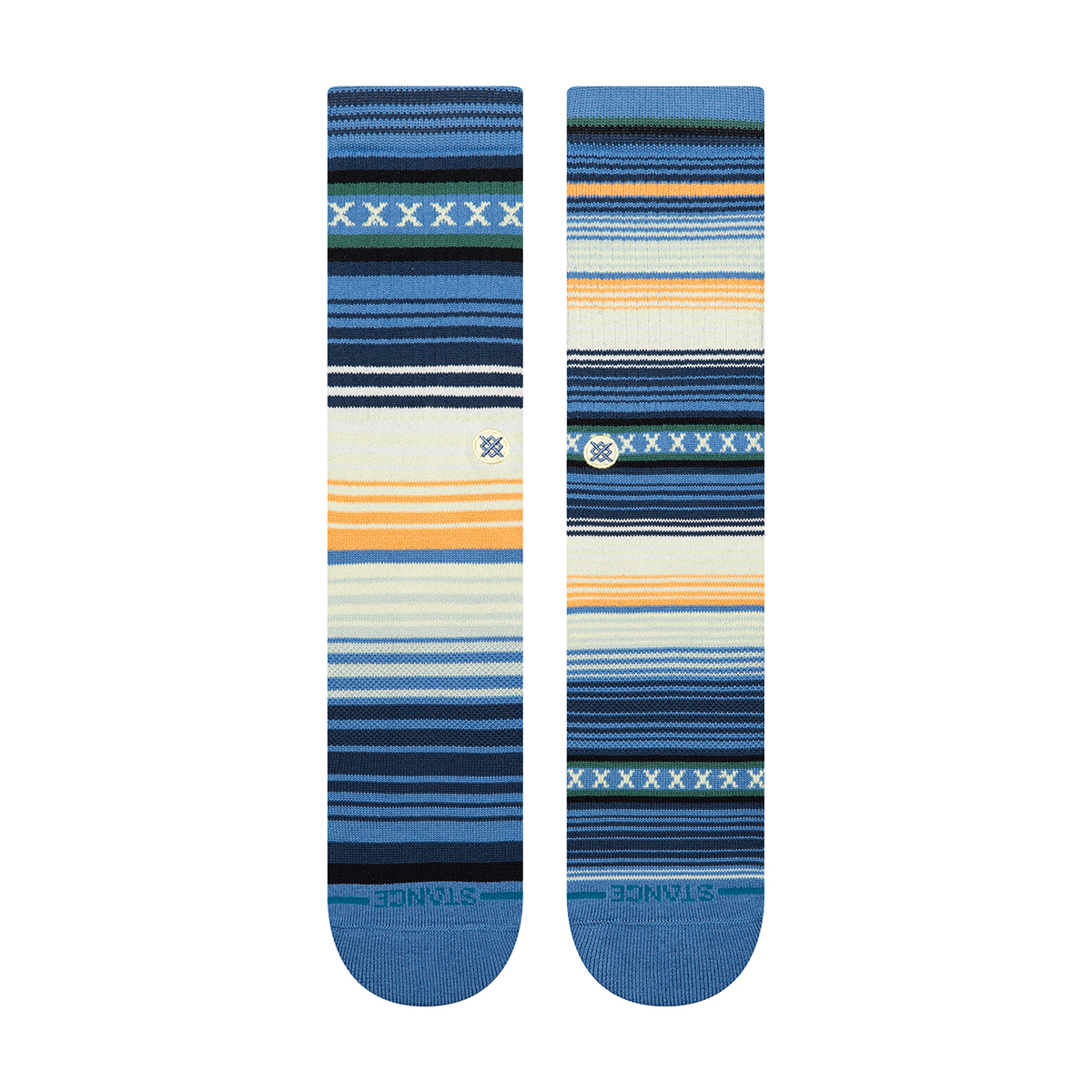 Curren Crew Socks - Capri Blue
