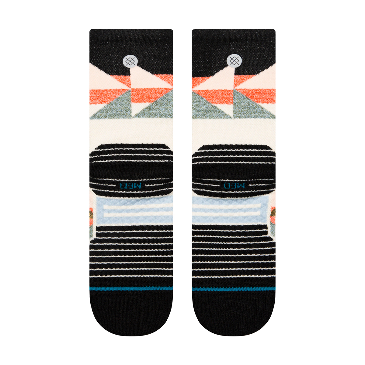Tri Wool Mid Crew - Hike Performance - InfiKnit - Black