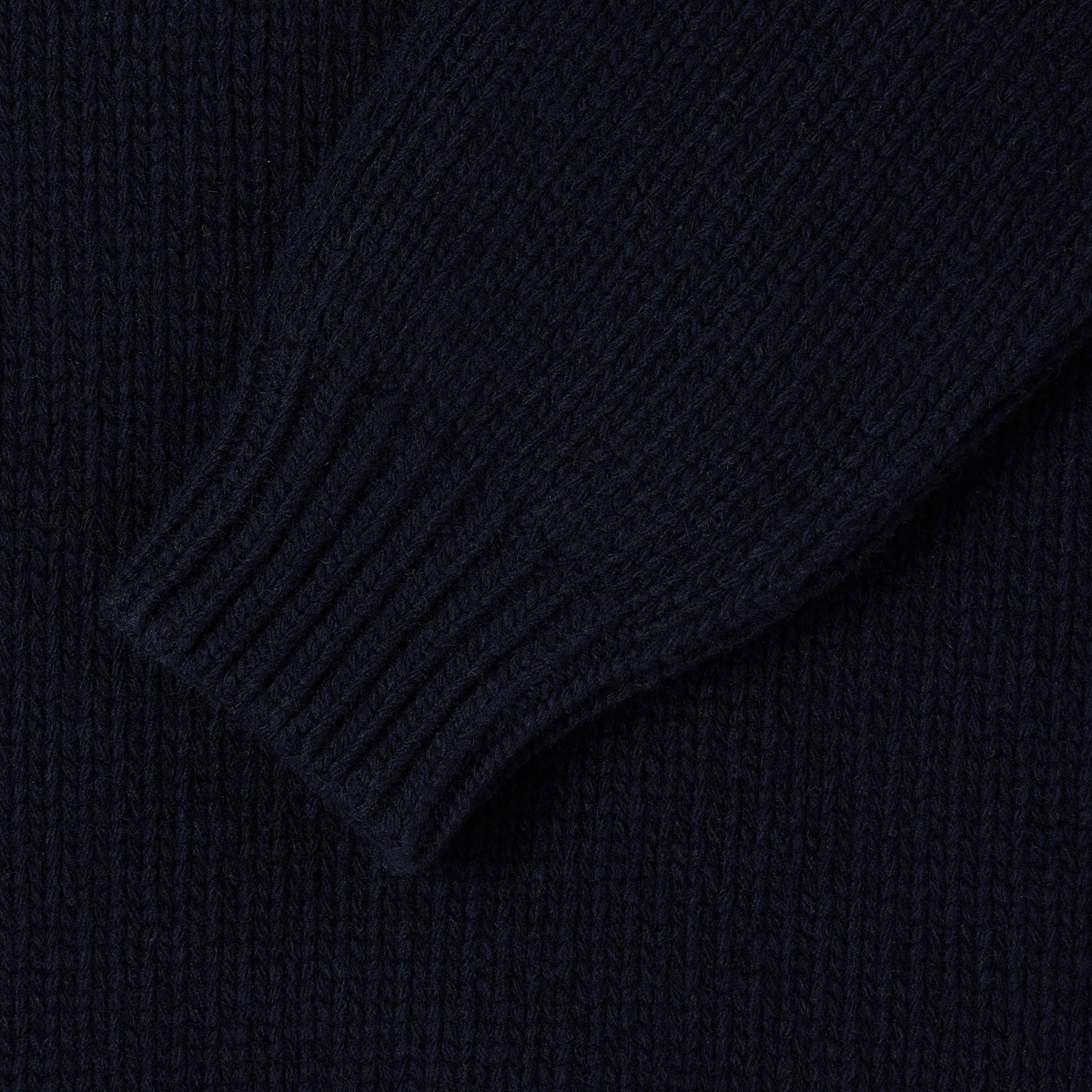 Ellis Strick Sweater - Boxy Fit - Navy