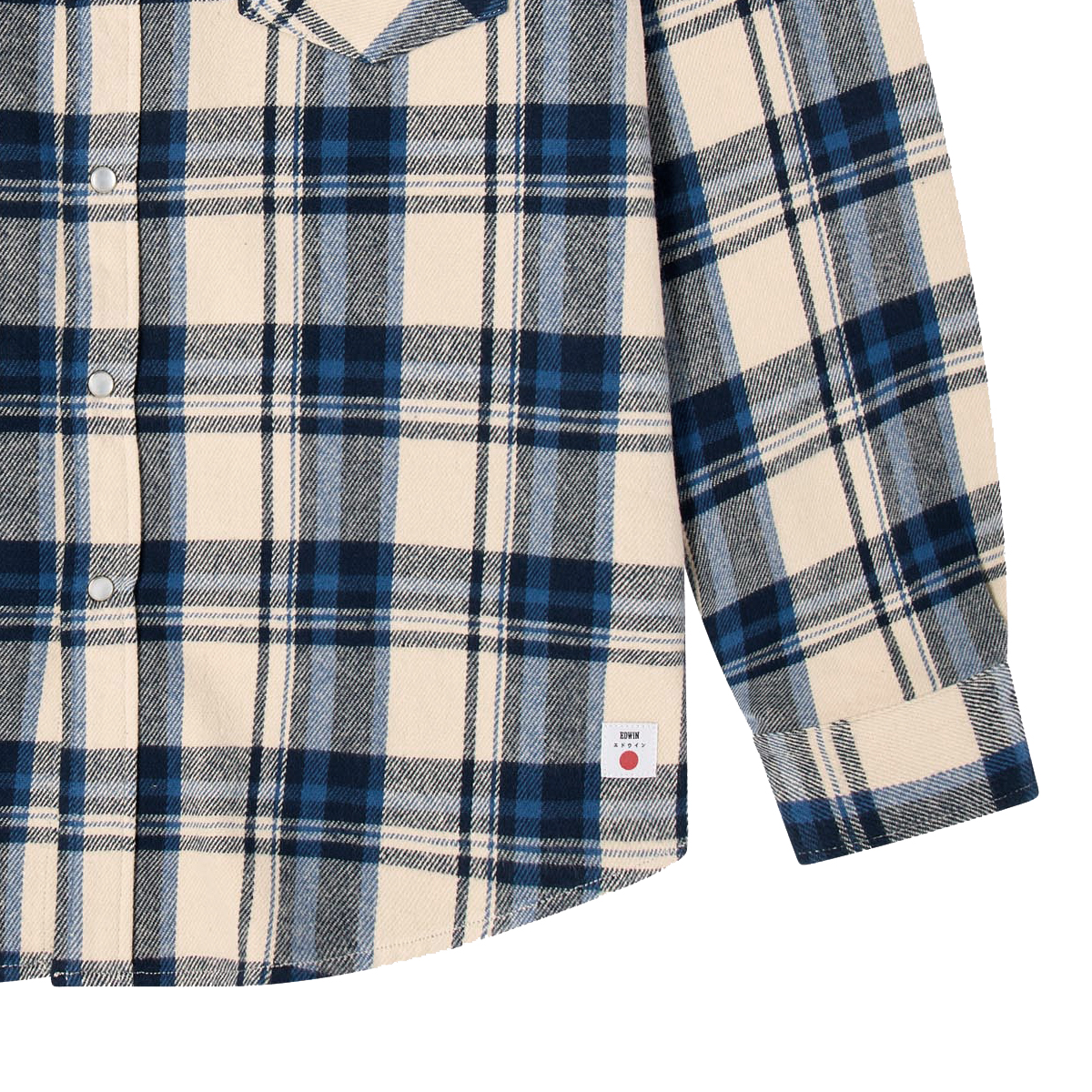 Western Flanell Shirt - Regular Fit - Navy