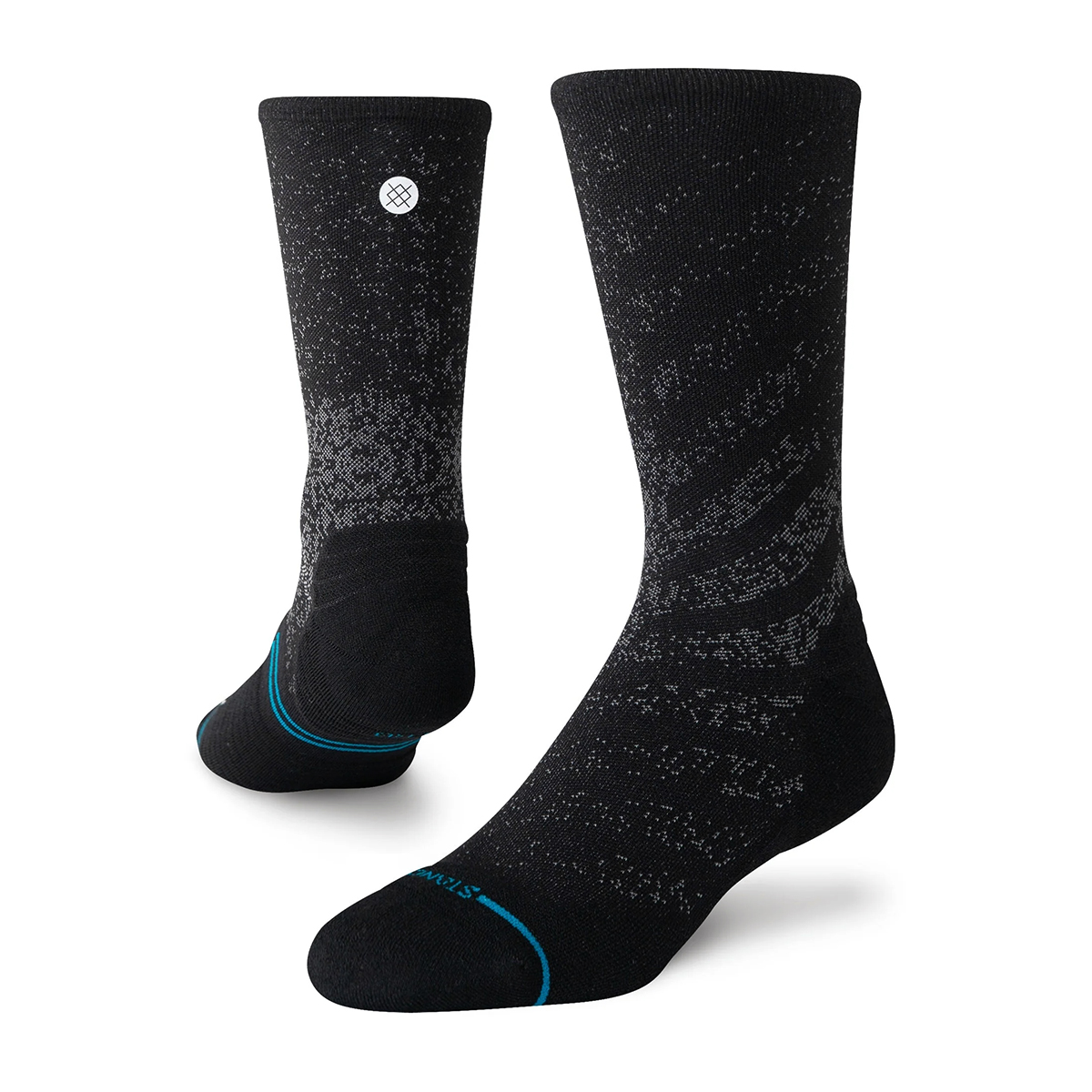 Run Light Crew Socke - Performance - Black