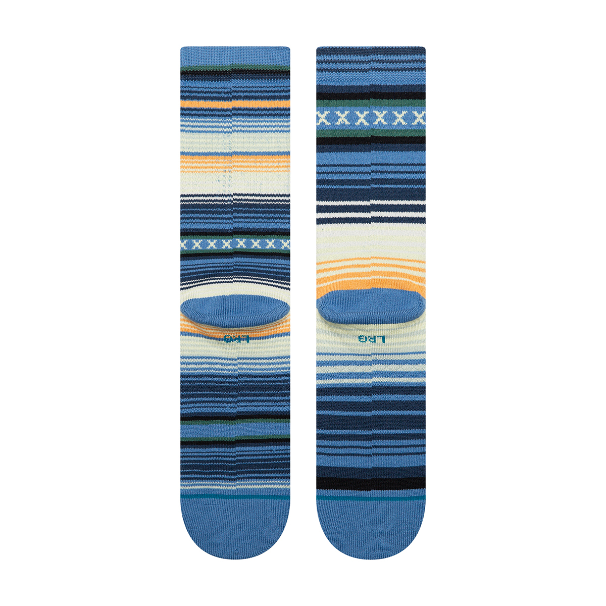 Curren Crew Socks - Capri Blue