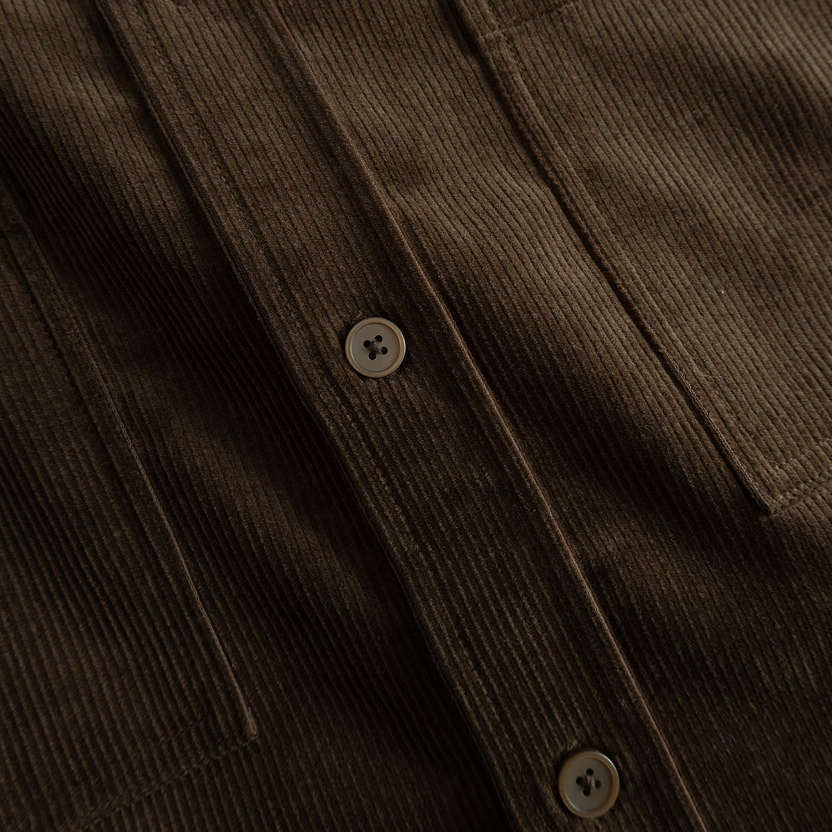 Cooper Cord Overshirt - Brown