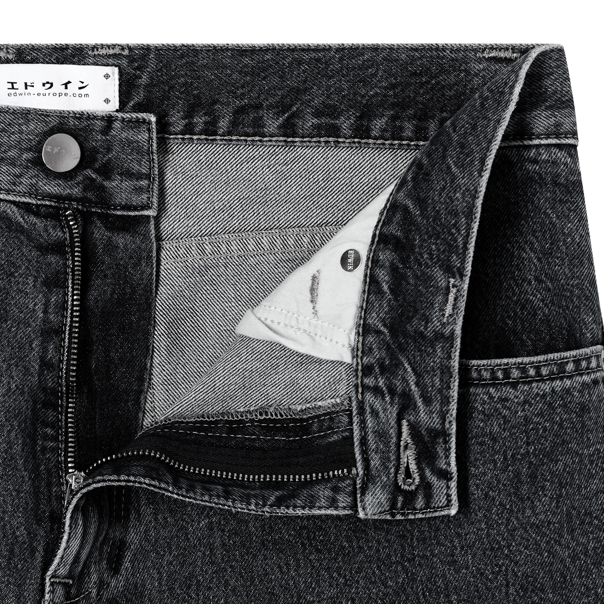 Matrix Pant - Loose Straight - Pembroke Black Denim 13,56 oz - Black Matt Wash