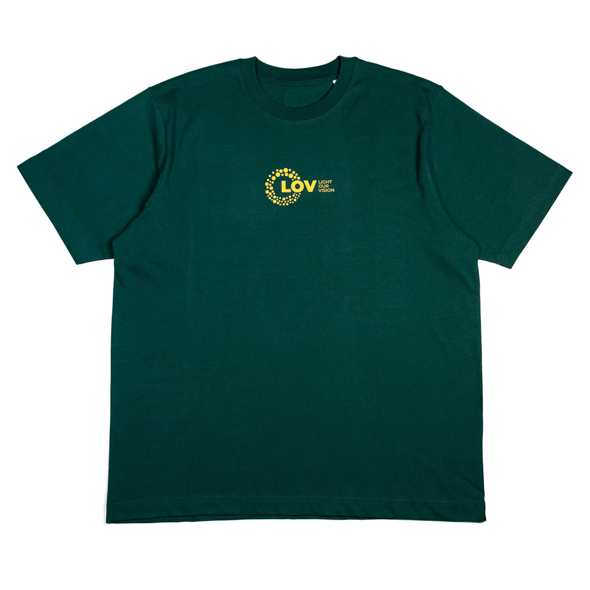 LOV T-Shirt - Licht Macht Platz - Glazed Jade
