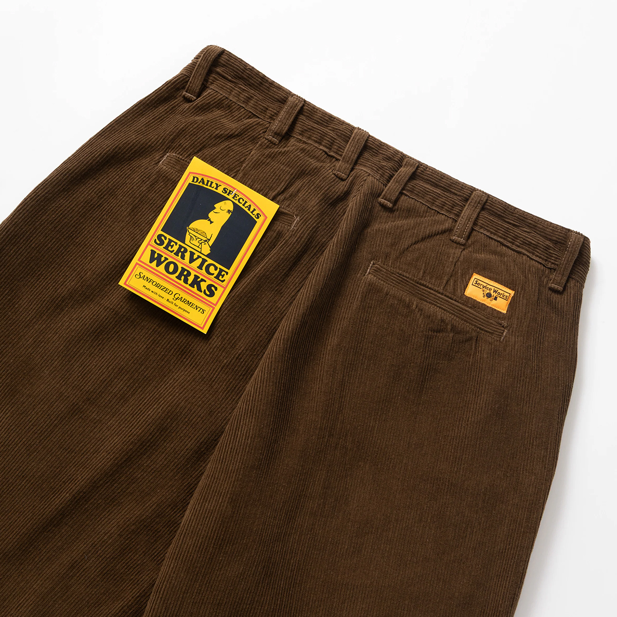Cord Part Timer Pant - Bark Brown