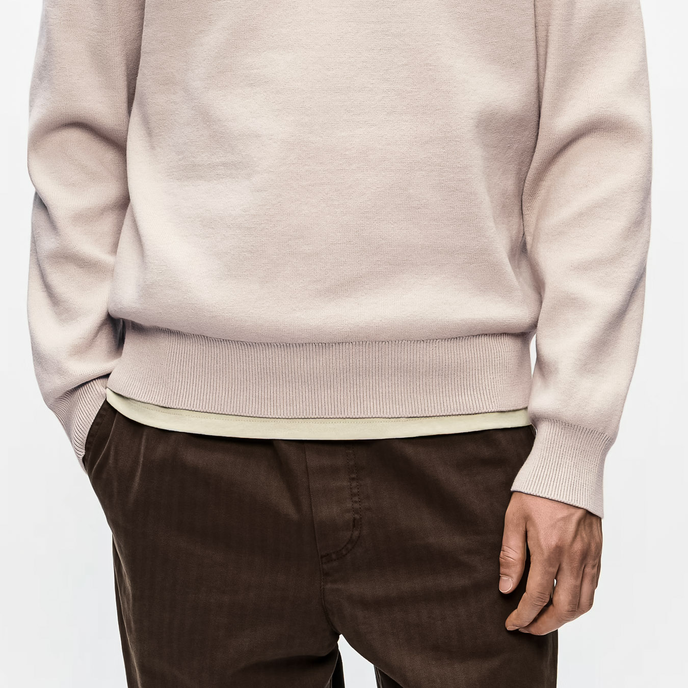 Curt Knit Pullover - Beige