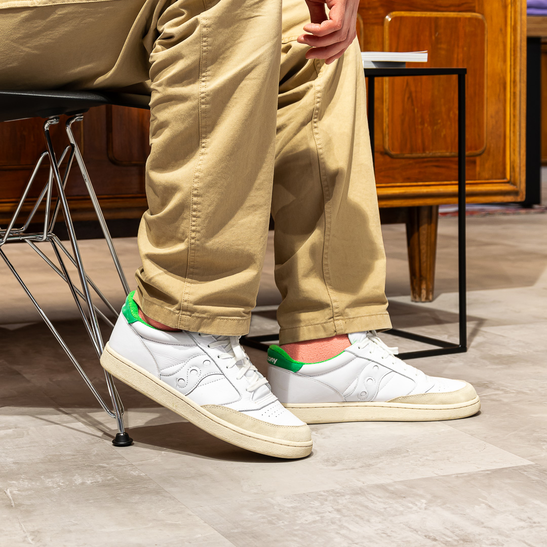 Jazz Court Athletic - White Green