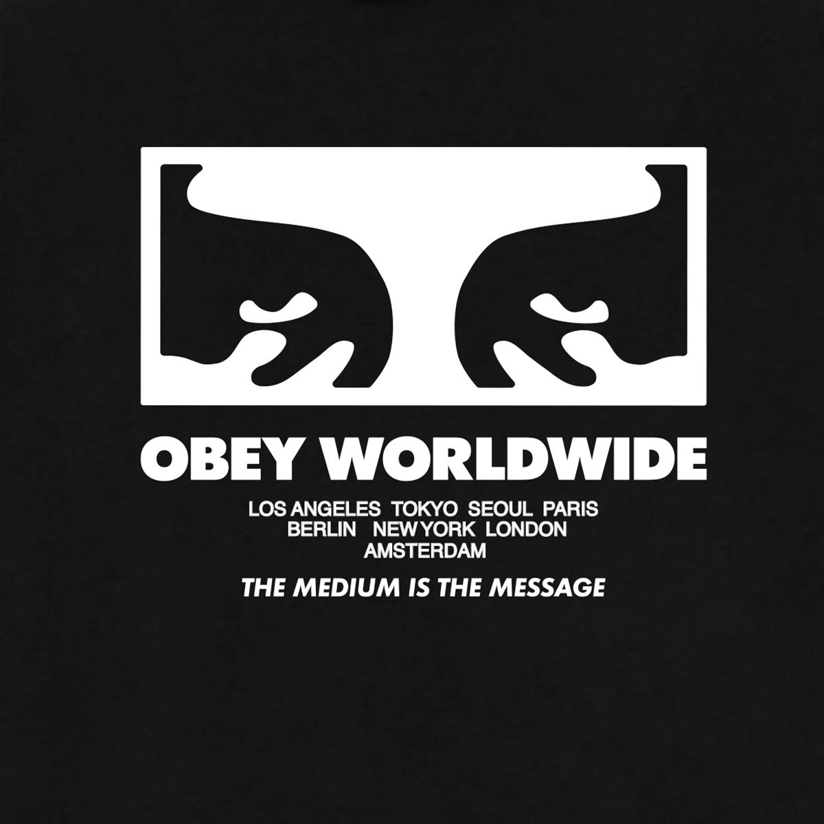 The Medium Is The Message T-Shirt - Black