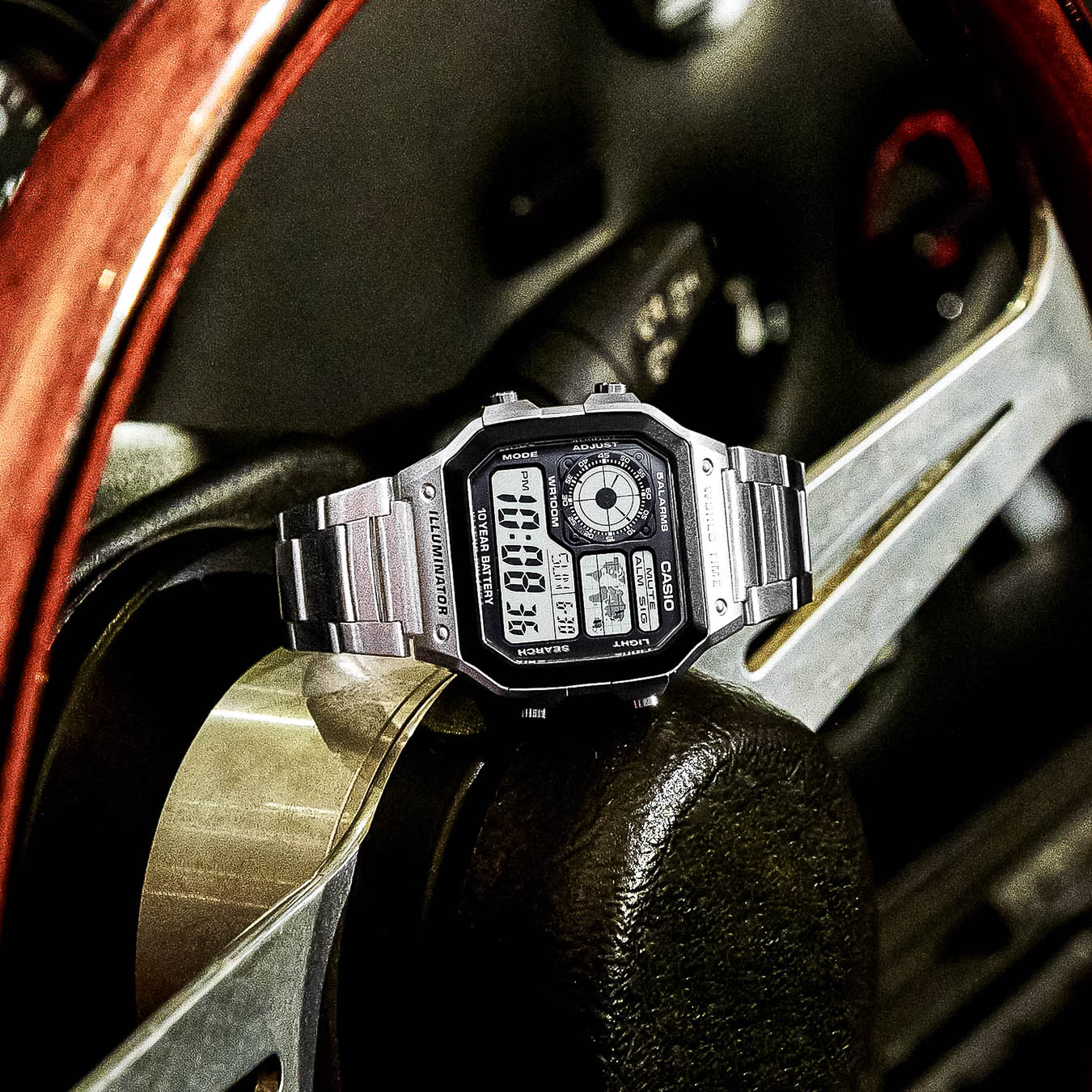 AE-1200WHD-1AV - Silver Black