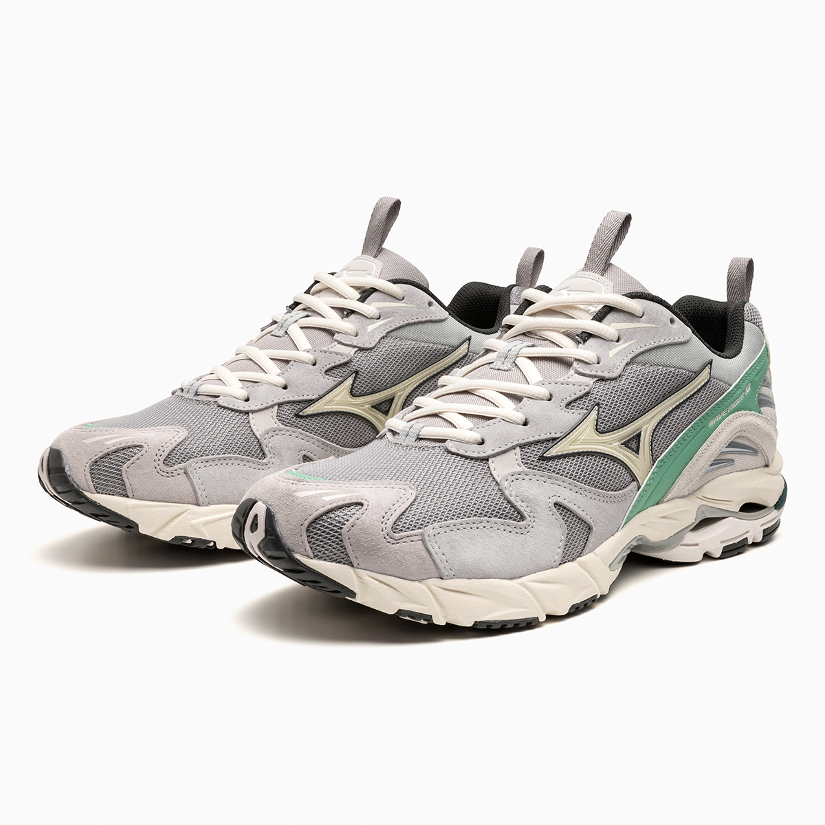 Wave Rider 10 Premium Suede - Opal Gray Mint