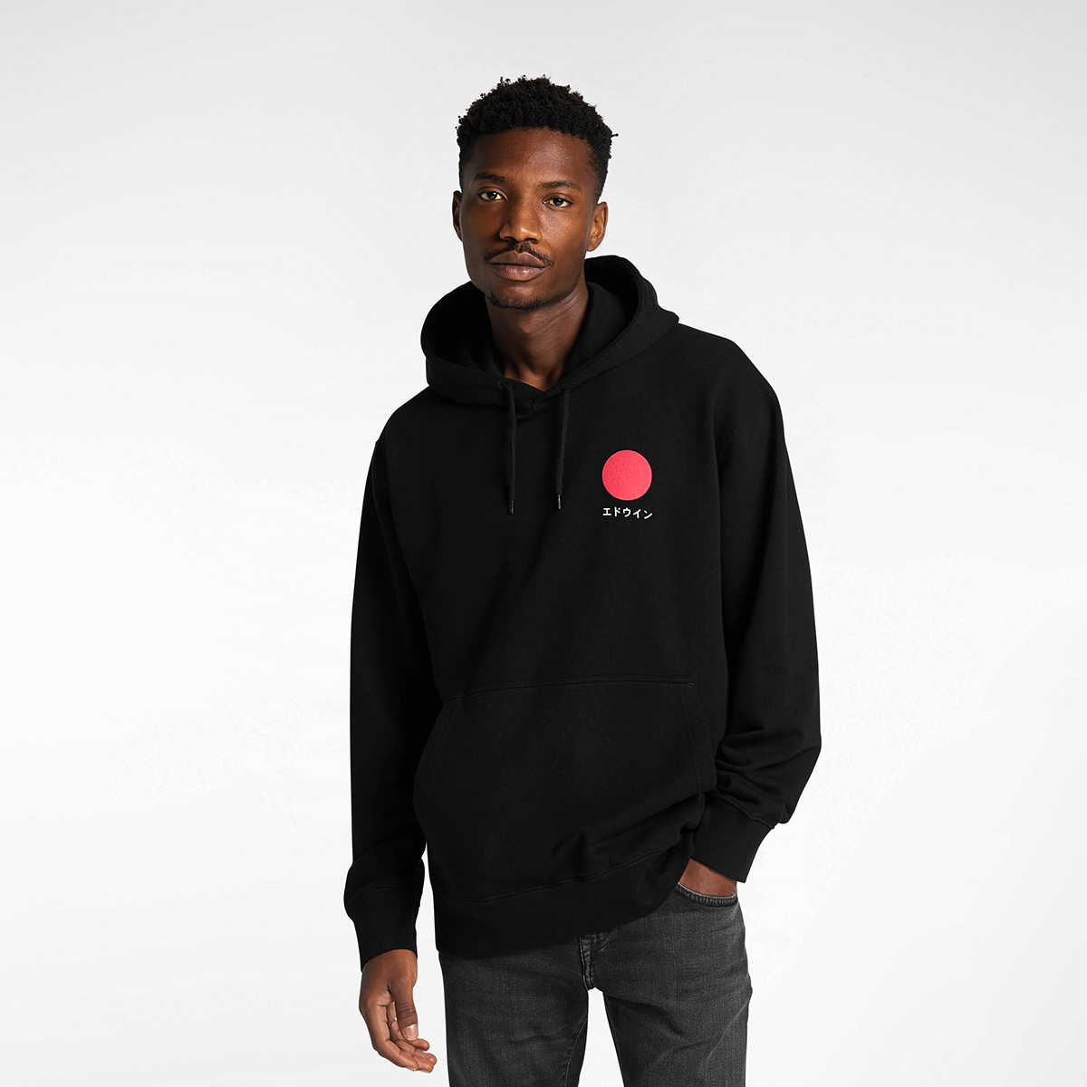 Japanese Sun Hoodie - Black