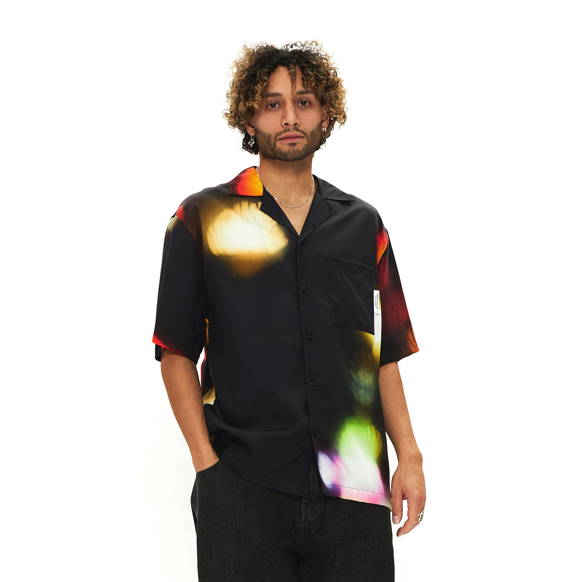 Night Light Layday Shirt - Black
