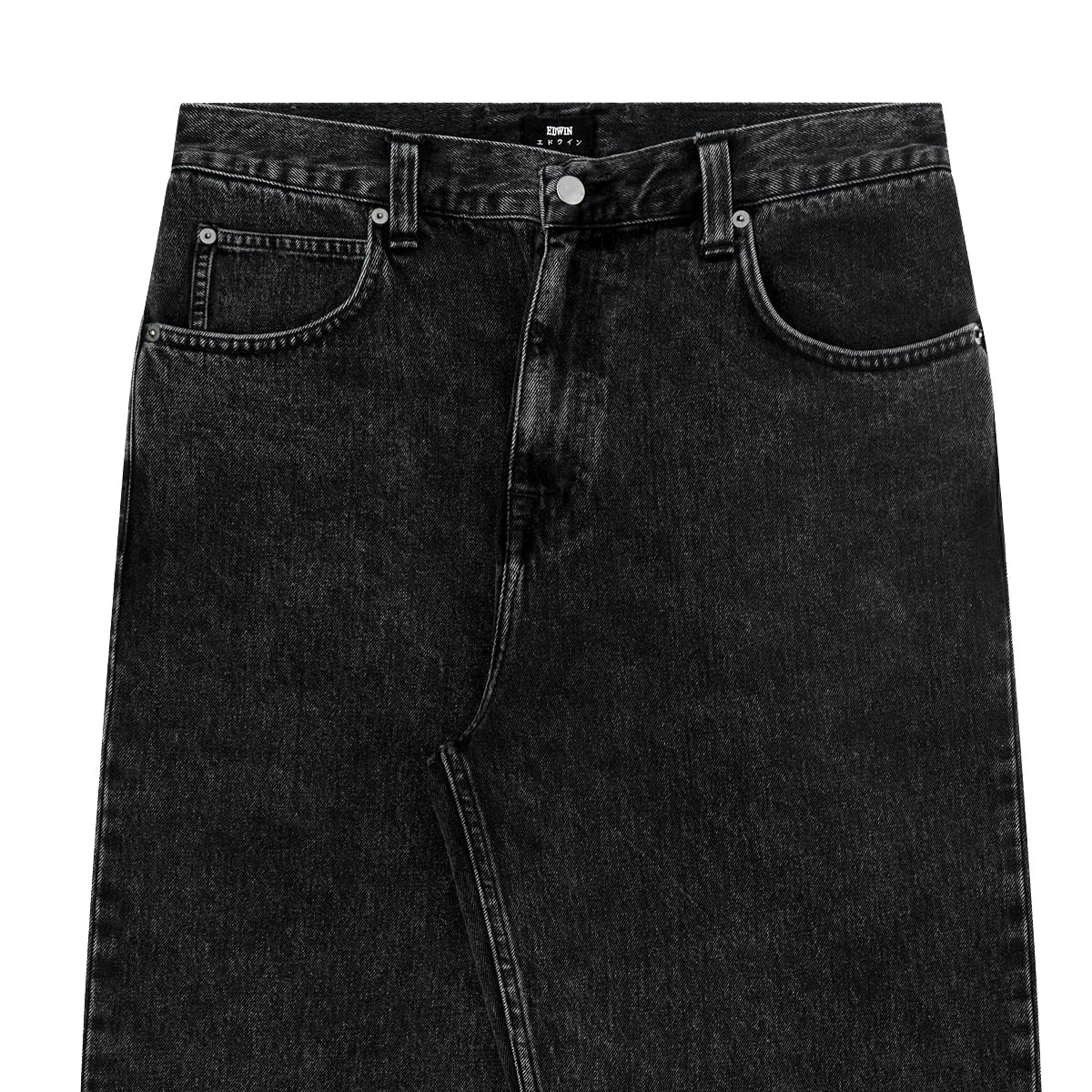 Matrix Pant - Loose Straight - Pembroke Black Denim 13,56 oz - Black Matt