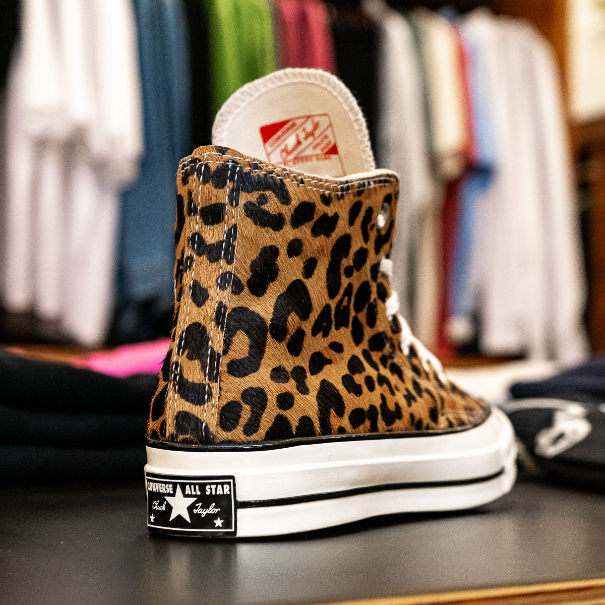 All Star Chuck 70 Leopard Pony Hair High