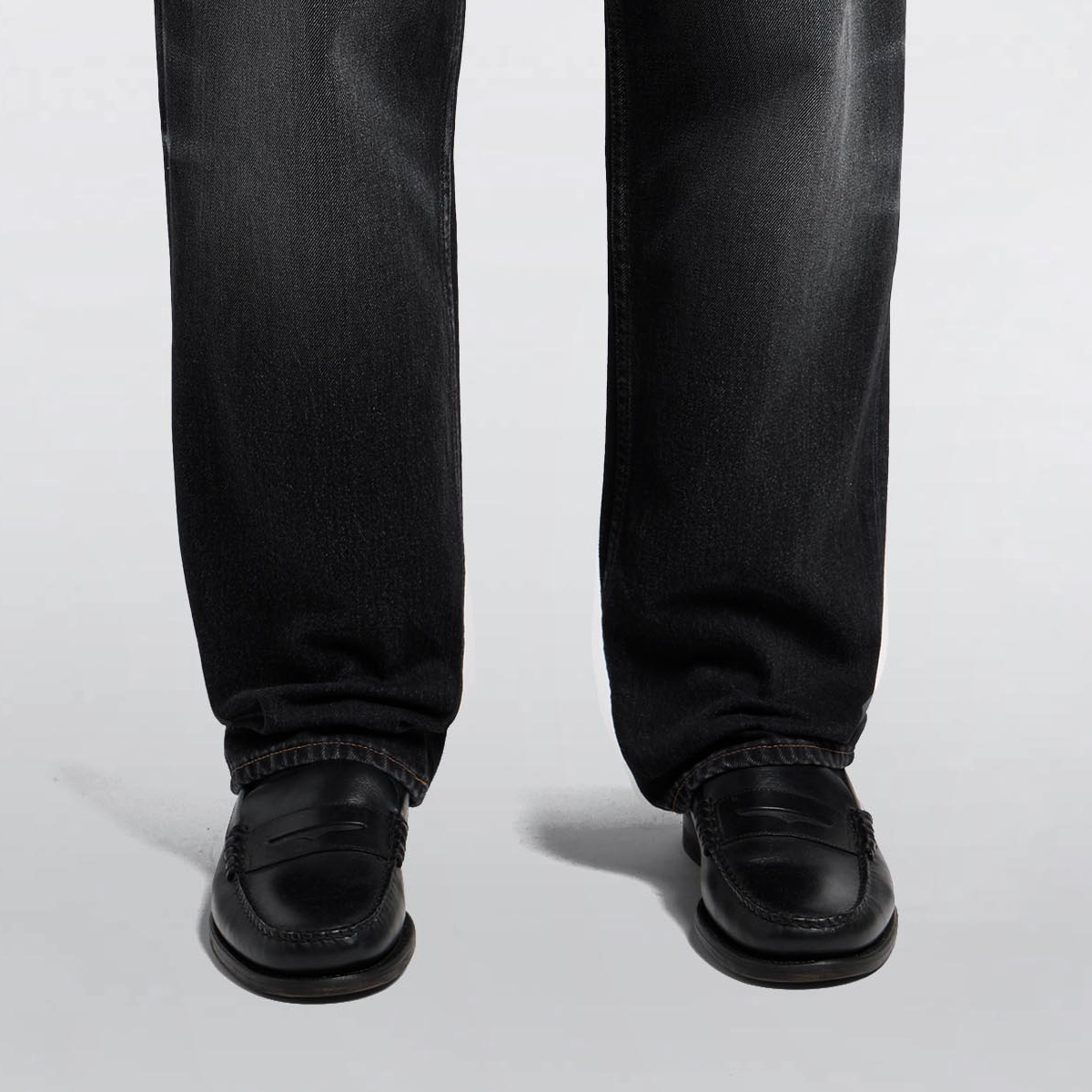 Tyrell Pant - Loose Tapered - 13.56oz Pembroke Black Denim - Mezes Wash