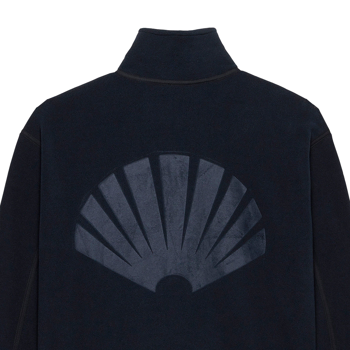 Fleece Zip Up Sweatshirt - Regular Fit - Night Blue