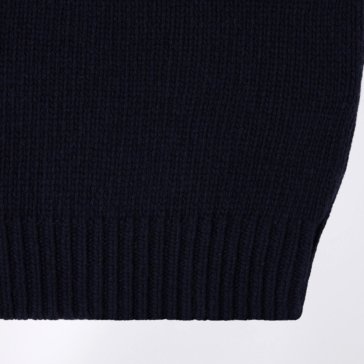 Ellis Strick Sweater - Boxy Fit - Navy