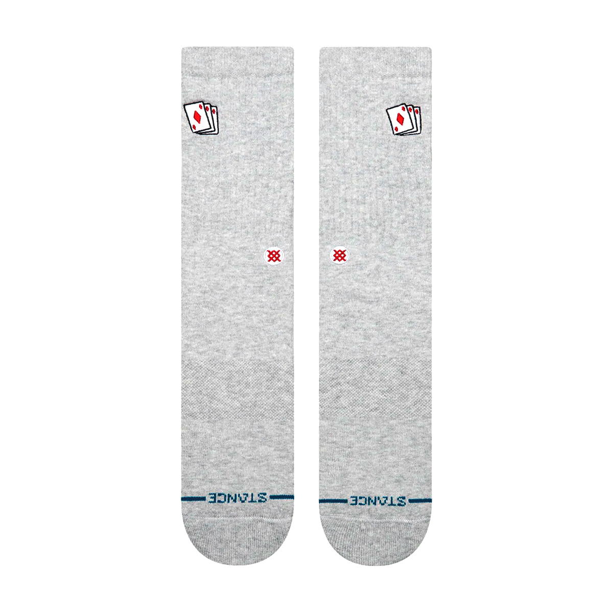 Hit Me Crew Socks - Grey