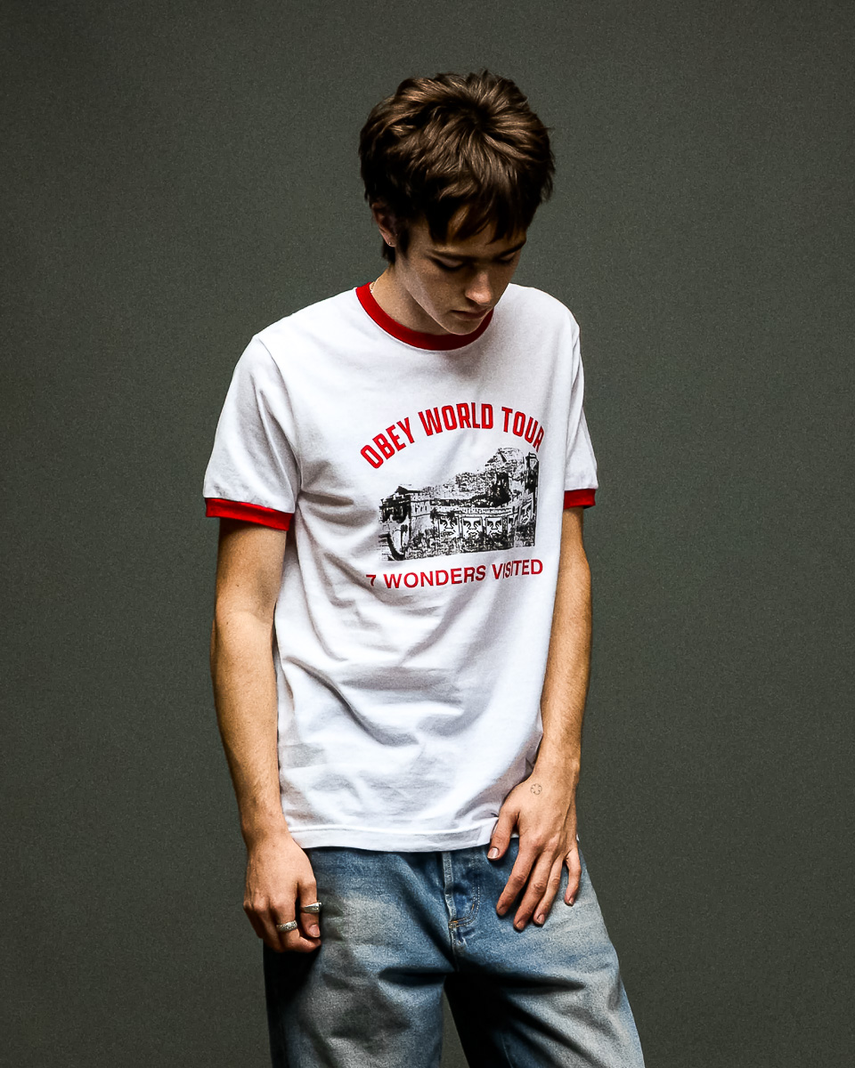 Seven Wonders Visited Ringer T-Shirt