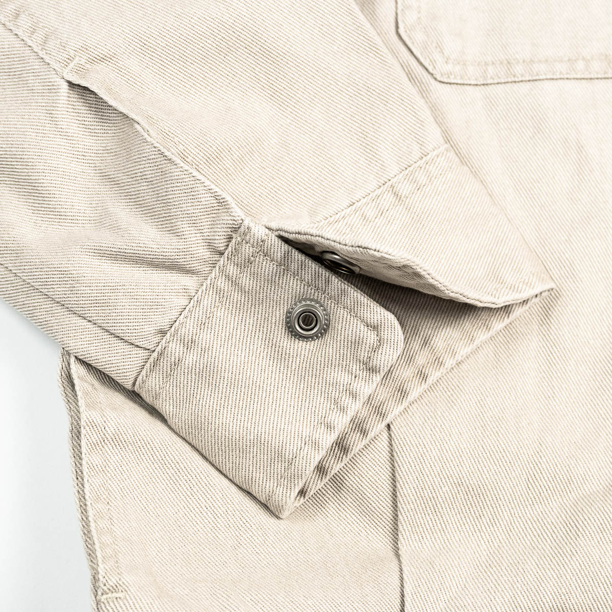 Tilton - Work Jacket - Silver Grey Faded Wash
