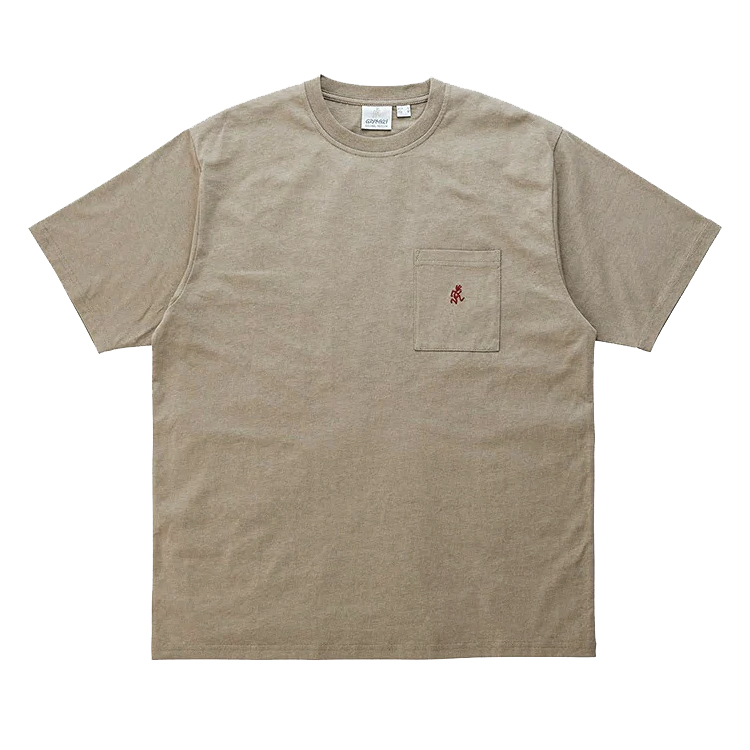 One Point Pocket T-Shirt - Vintage Khaki