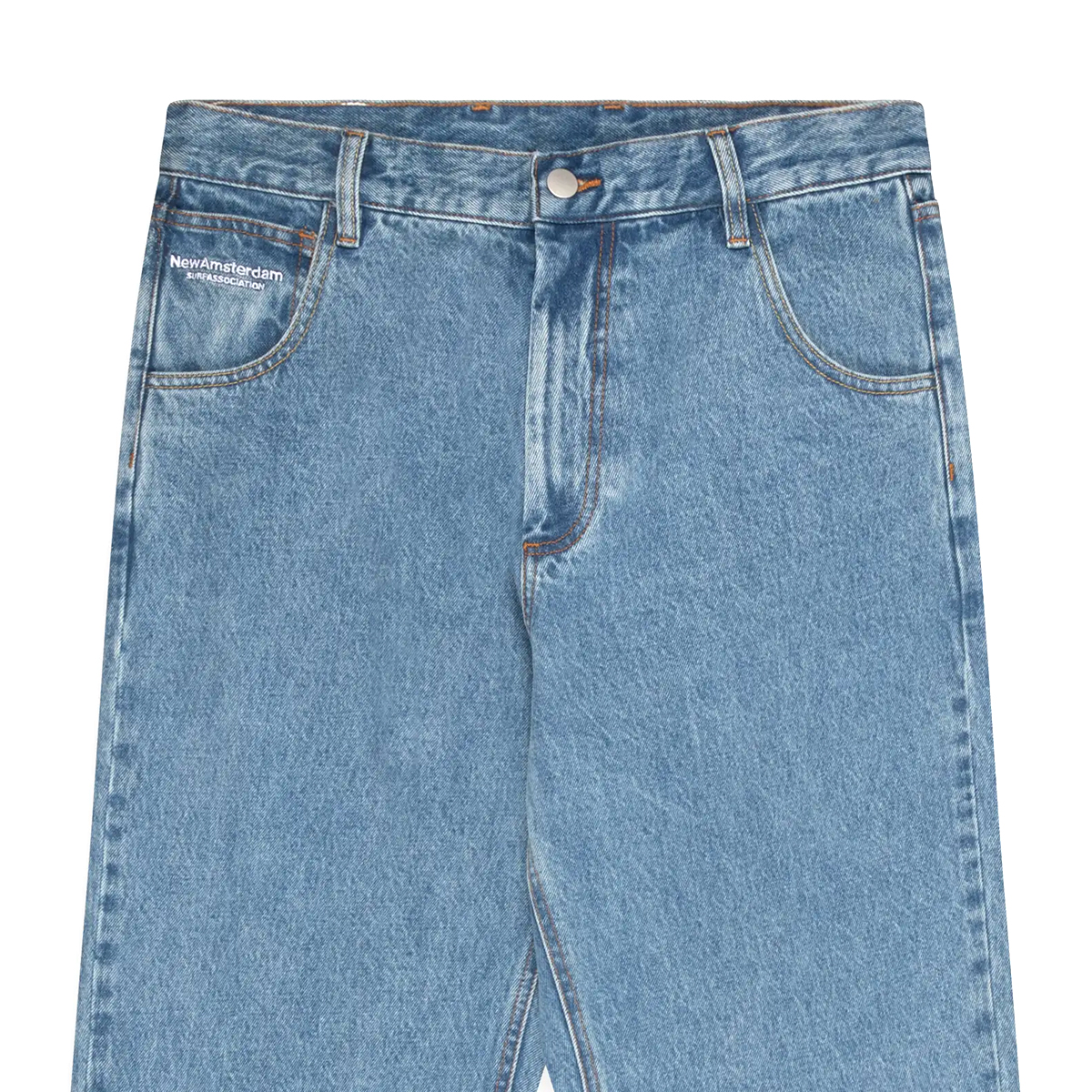 252 Wide Pant - 14,5 oz Stone Wash Denim