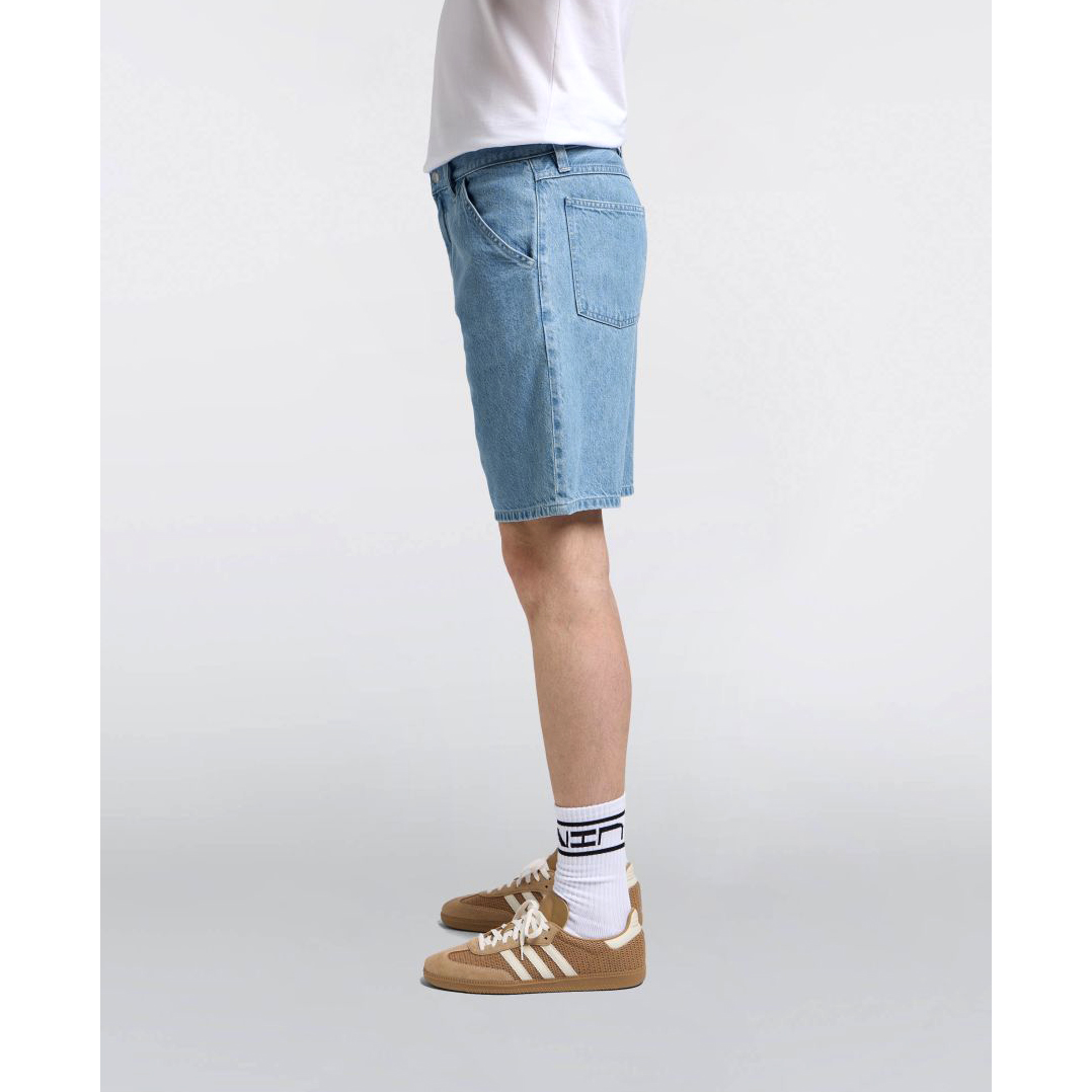 BRIDGER SHORT - 11 oz Portola Blue Denim - Blue Heavy Bleach