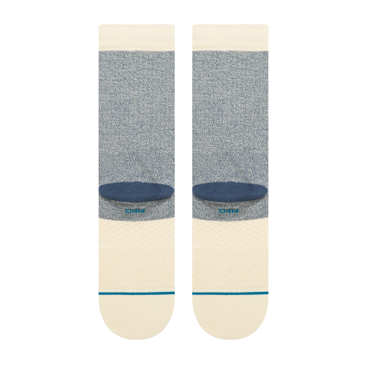Horizon Crew Socks - Butter Blend - Indigo