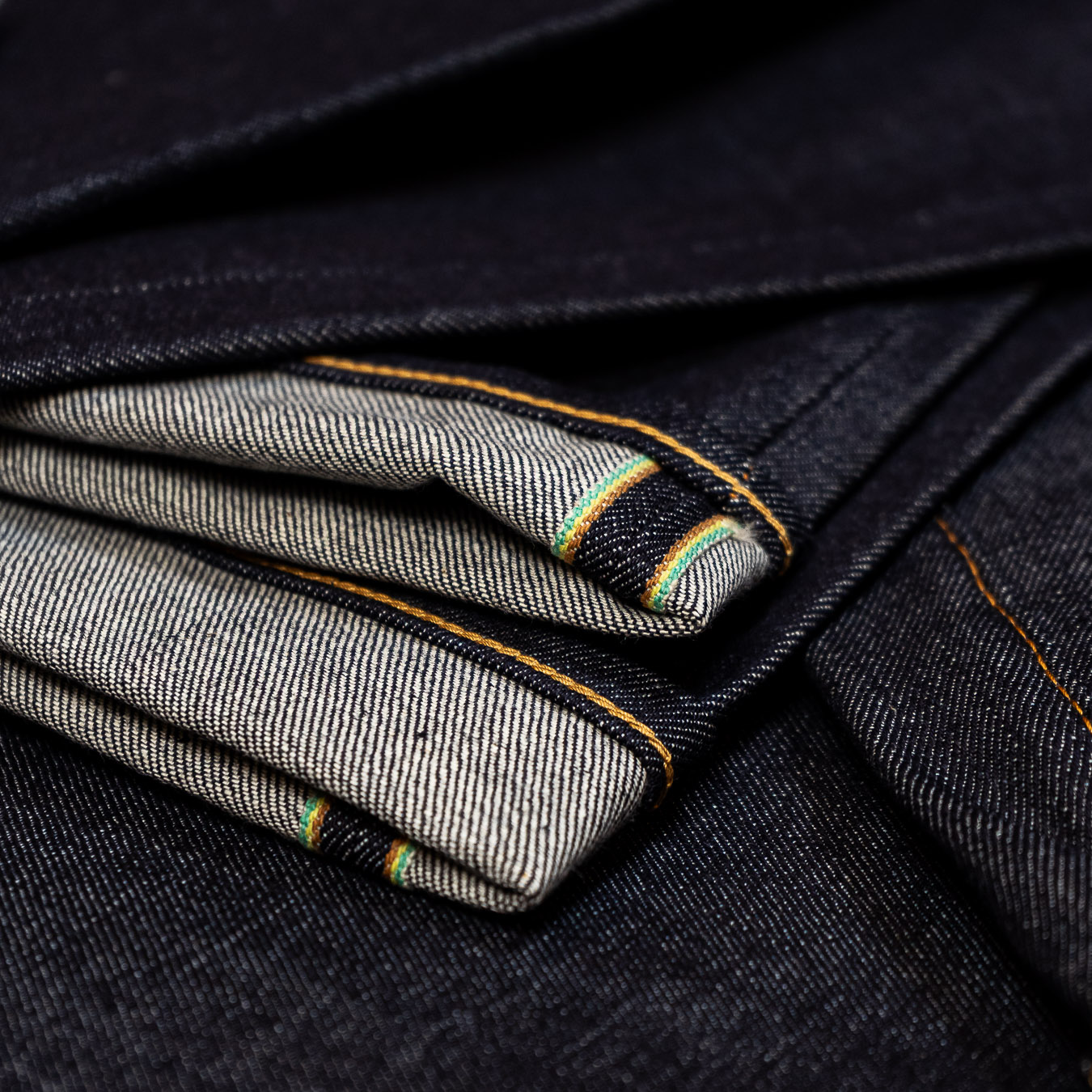 Regular Straight Jeans - Rainbow Selvage - Unwashed