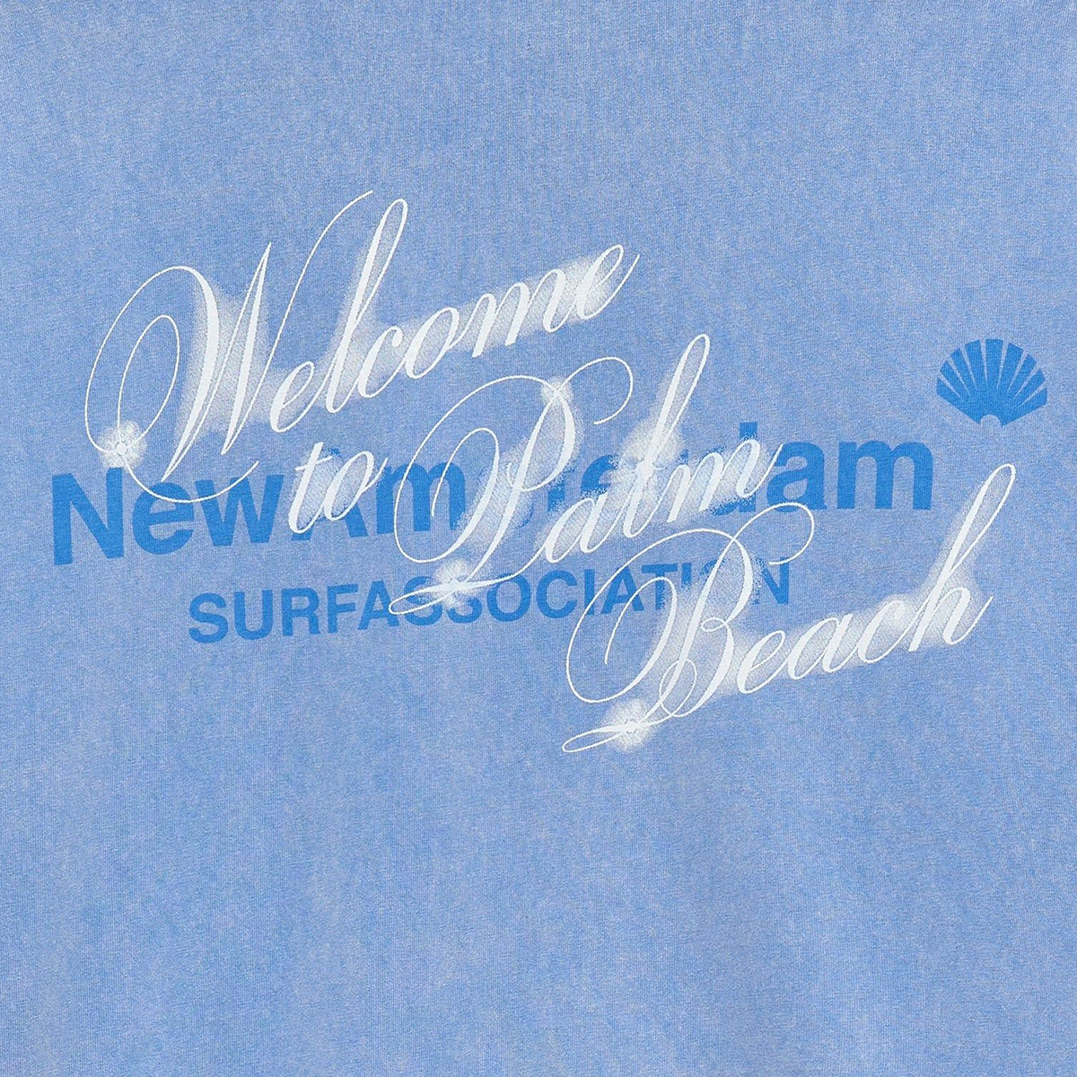 Welcome To Palm Beach T-Shirt - Blue