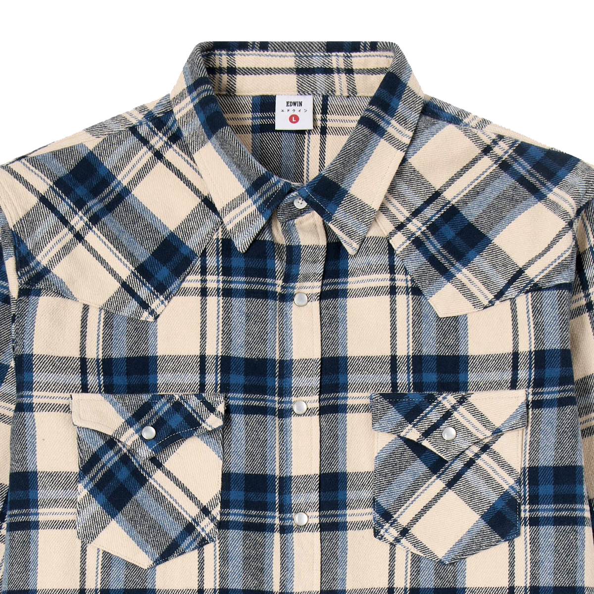 Western Flanell Shirt - Regular Fit - Navy