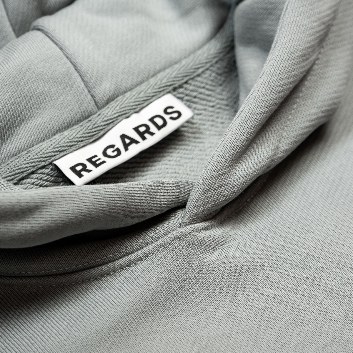 Relaxed Loopback Hoodie - Frosted Moss