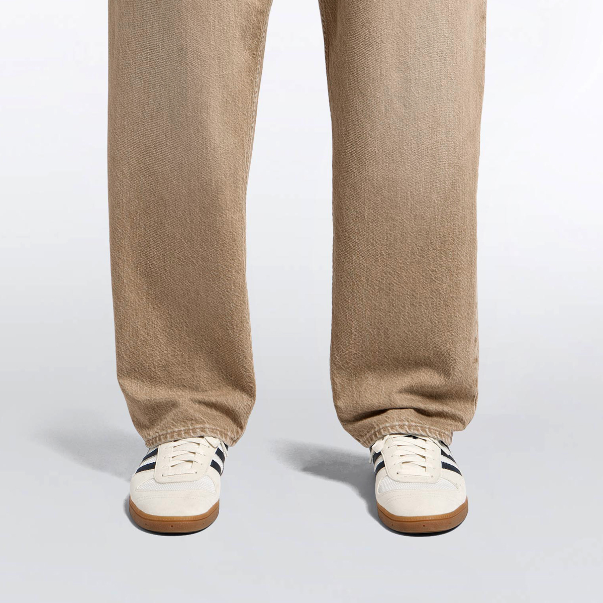 Tyrell Pant - Loose Tapered - 12.25oz Danakil Beige Denim - Beige Amber Wash