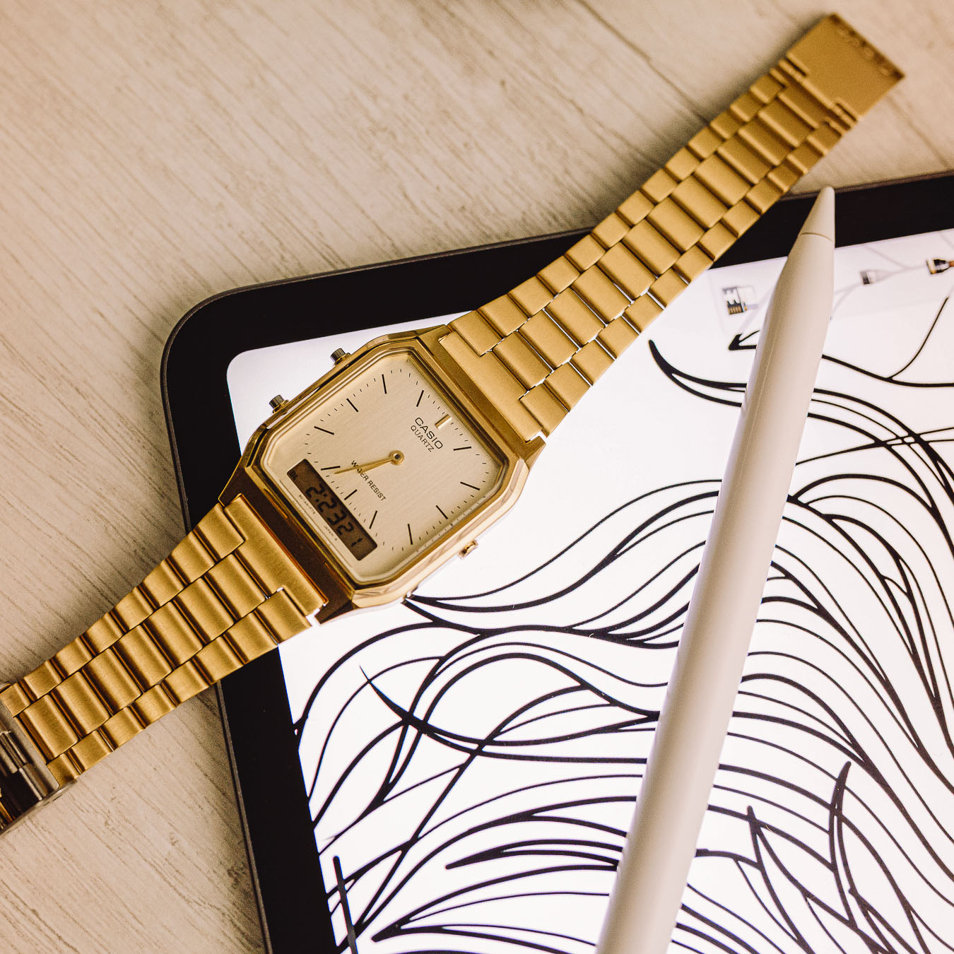 AQ-230GA-9DMQ - Gold