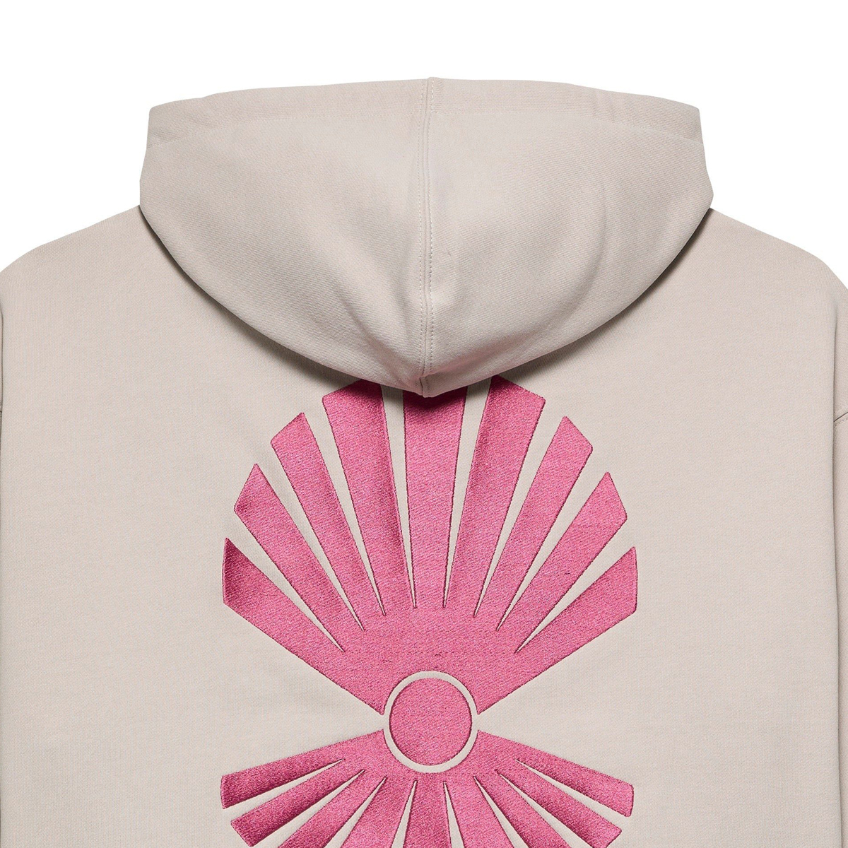 Logo Zip Hoodie - Relaxed Fit - Pebble Magenta