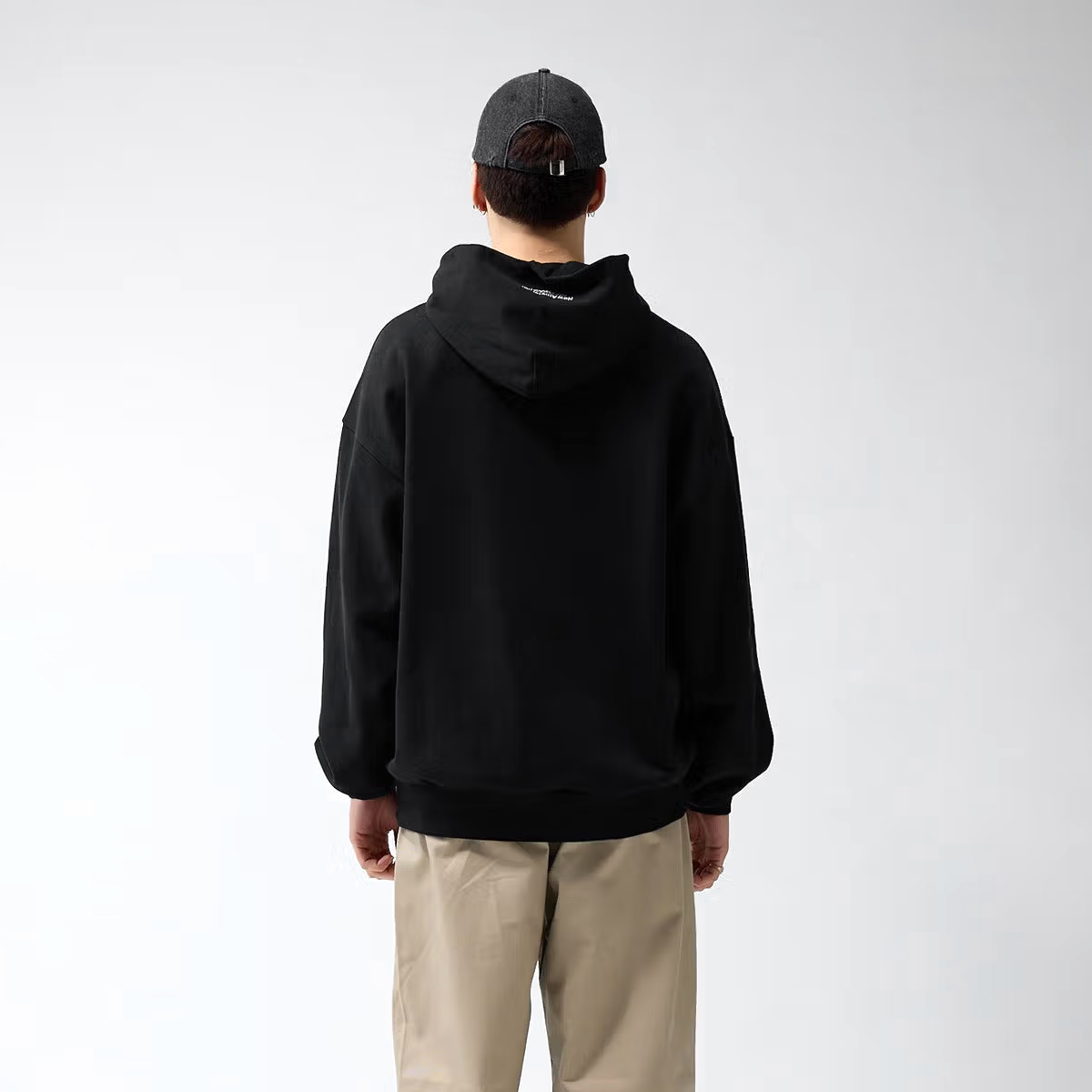 I Don't Surf Hoodie - Oversized - Black