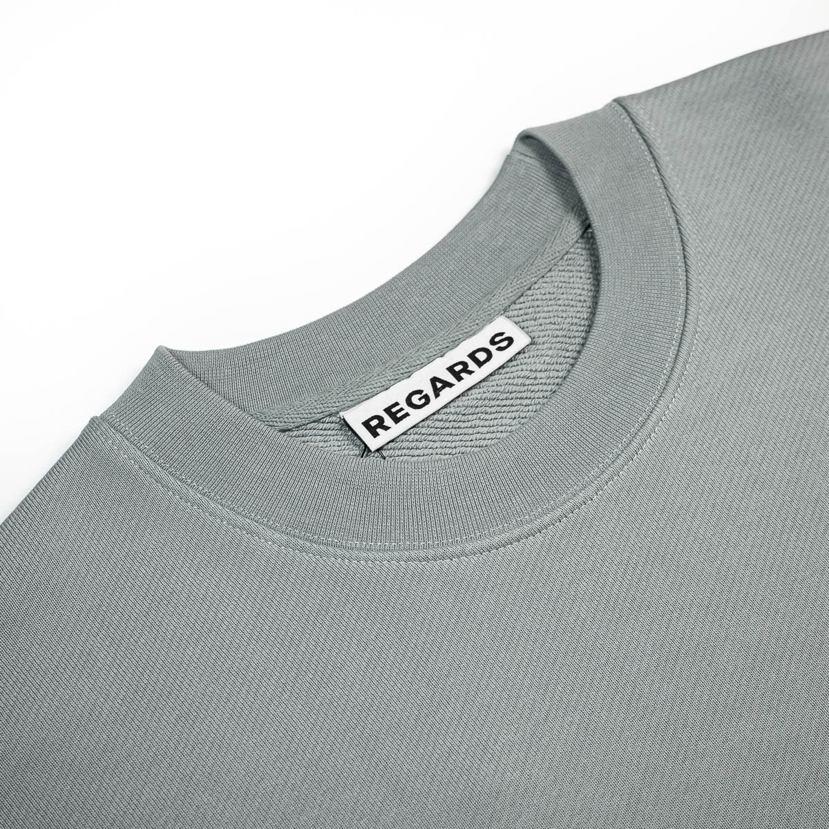 Relaxed Loopback Crewneck Sweatshirt - Frosted Moss