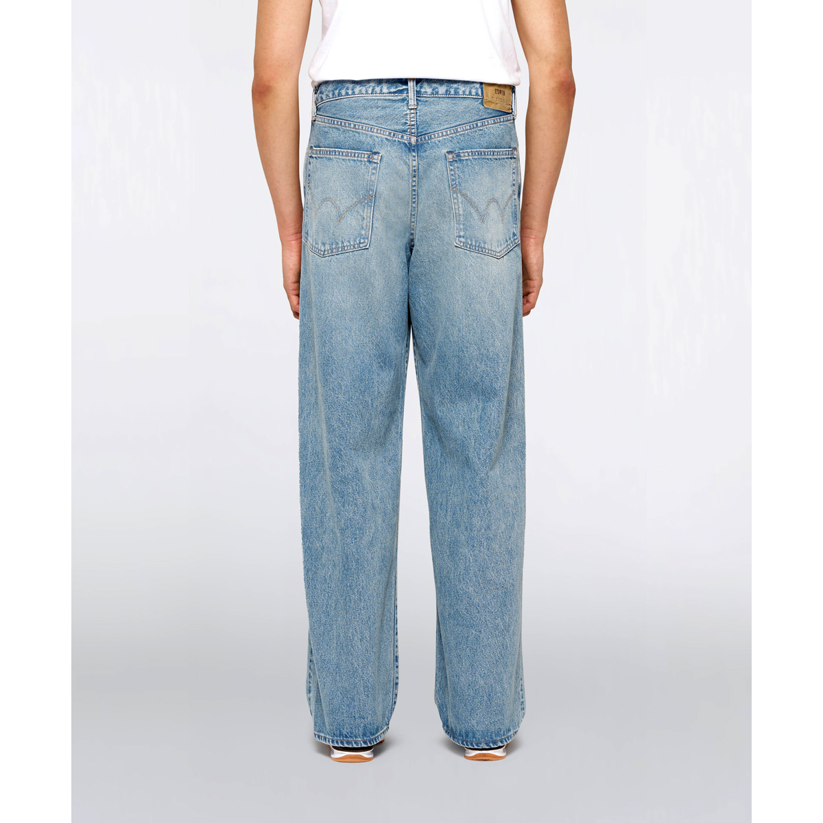 Wide Jeans - Blue Mid Light Used