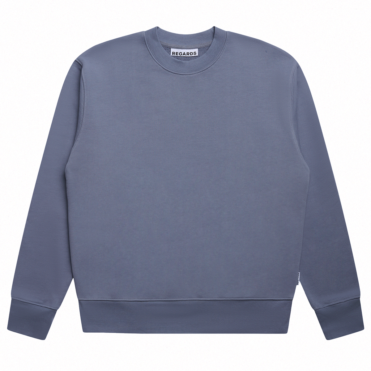 Relaxed Loopback Crewneck Sweatshirt - Soft Steel