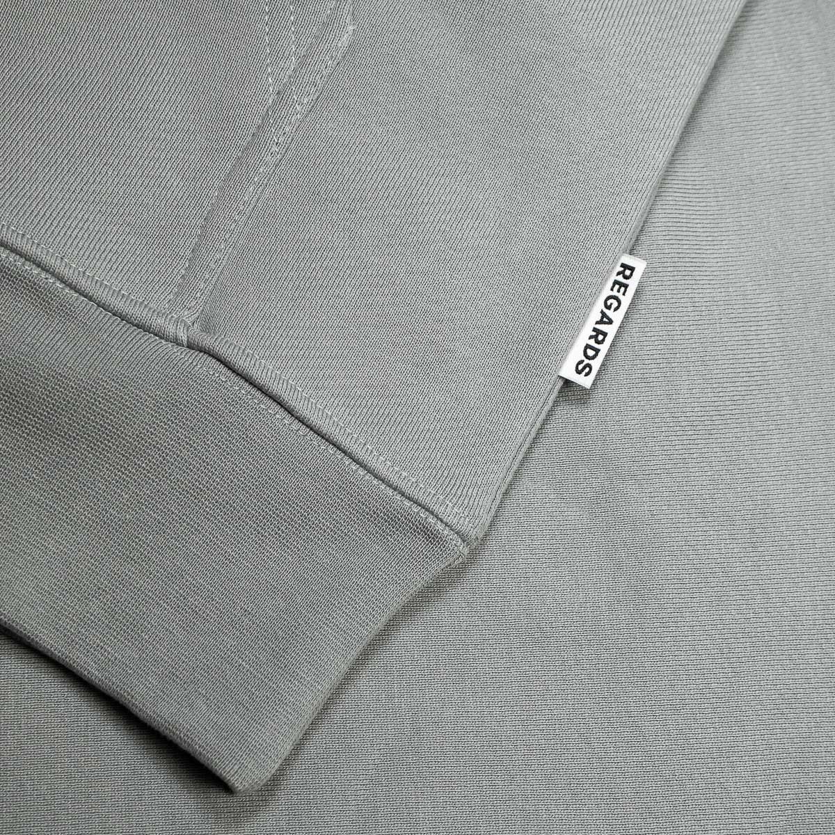 Relaxed Loopback Hoodie - Frosted Moss