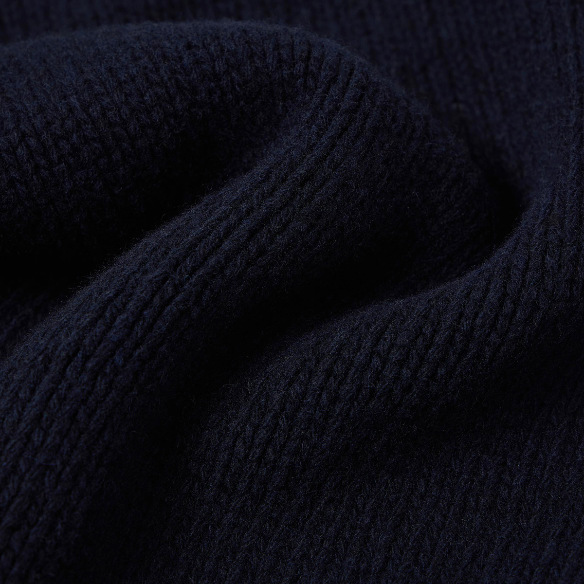 Ellis Strick Sweater - Boxy Fit - Navy