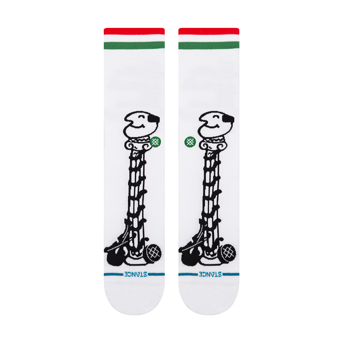 Little Neros Crew Socks - Home Alone - White