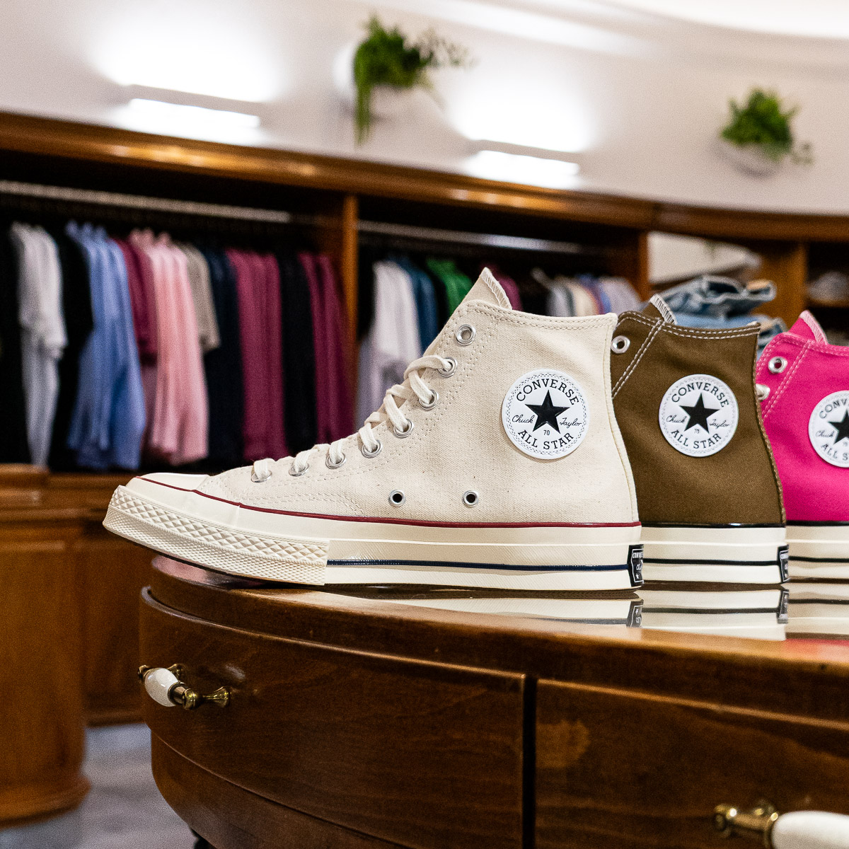 All Star Chuck 70 Vintage Canvas High - Natural