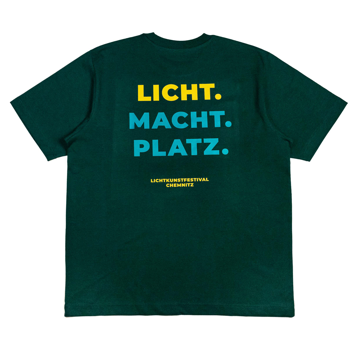 LOV T-Shirt - Licht Macht Platz - Glazed Jade