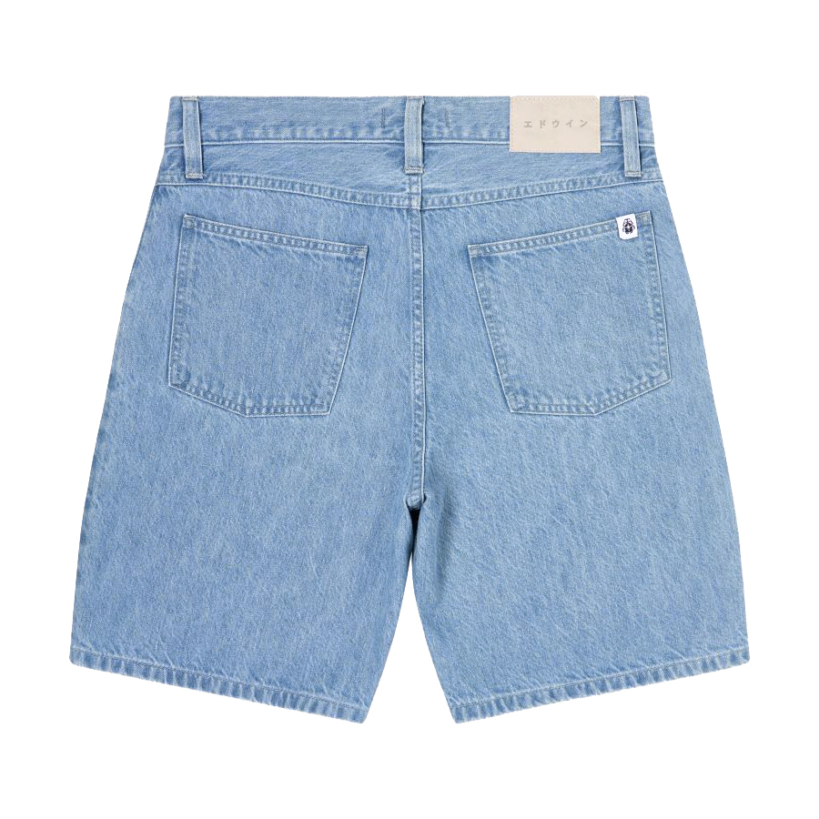 BRIDGER SHORT - 11 oz Portola Blue Denim - Blue Heavy Bleach