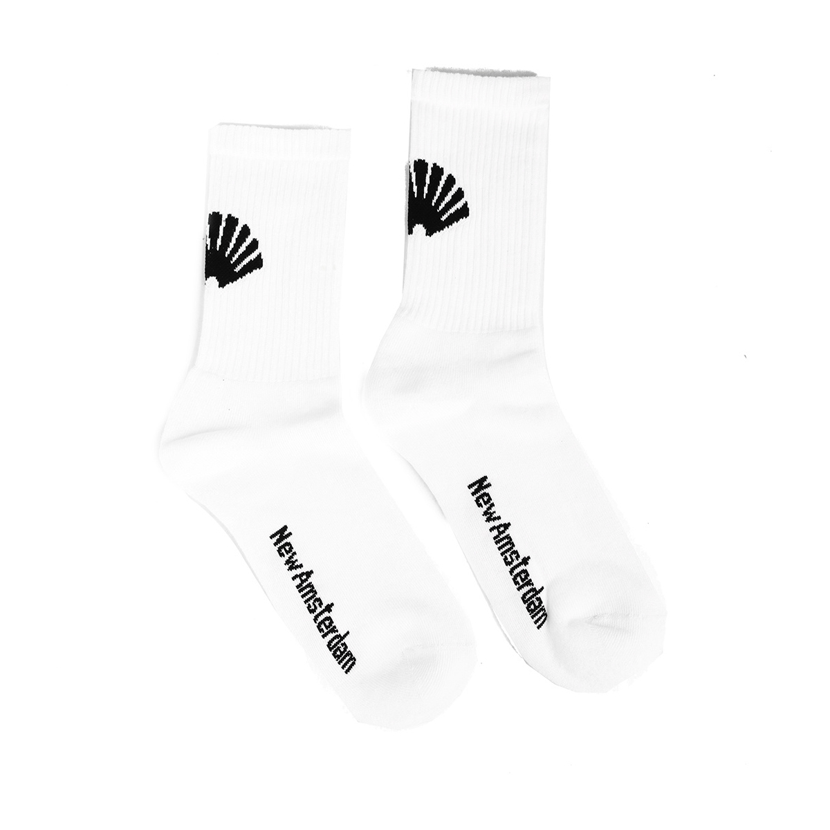 Logo Socks - White Black