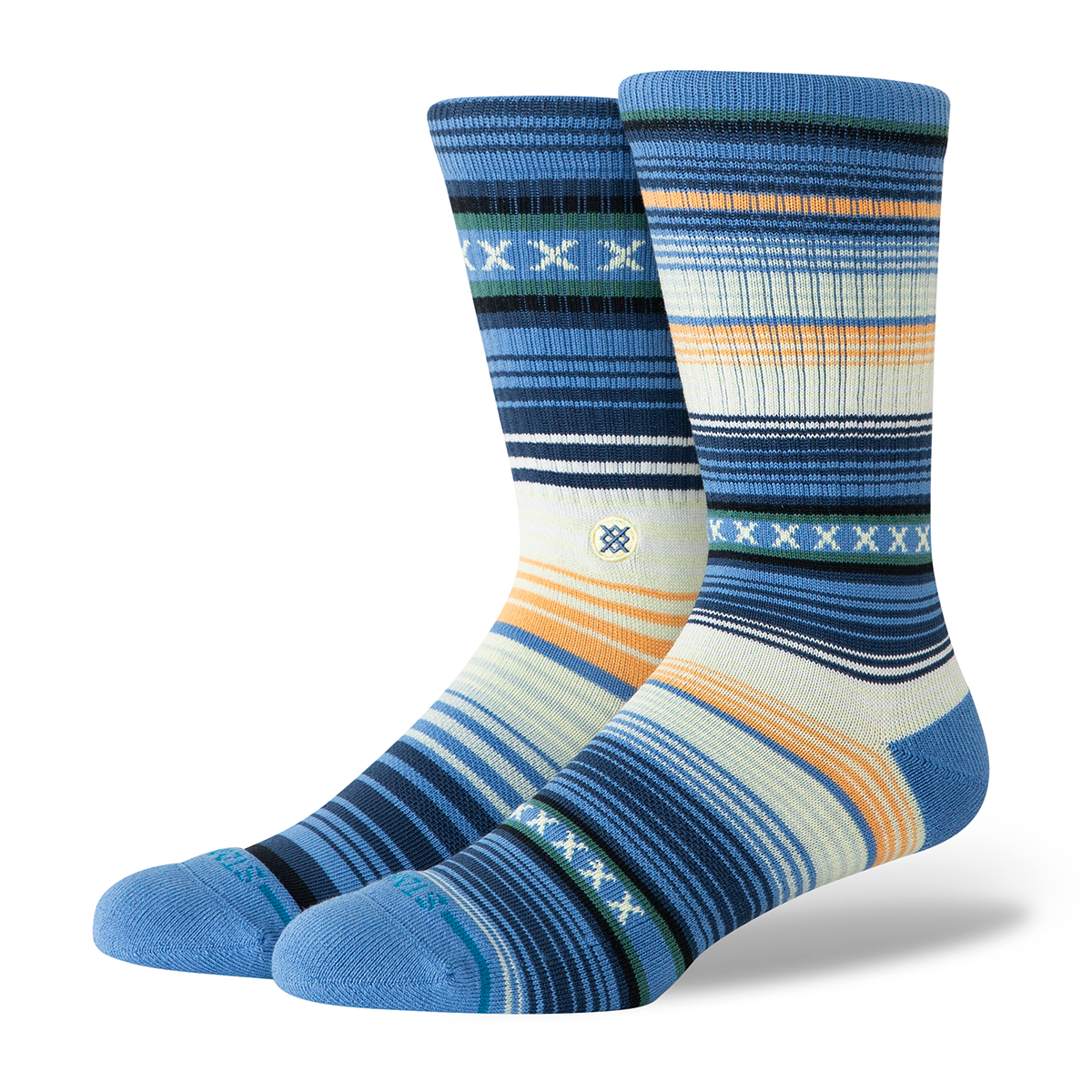 Curren Crew Socks - Capri Blue