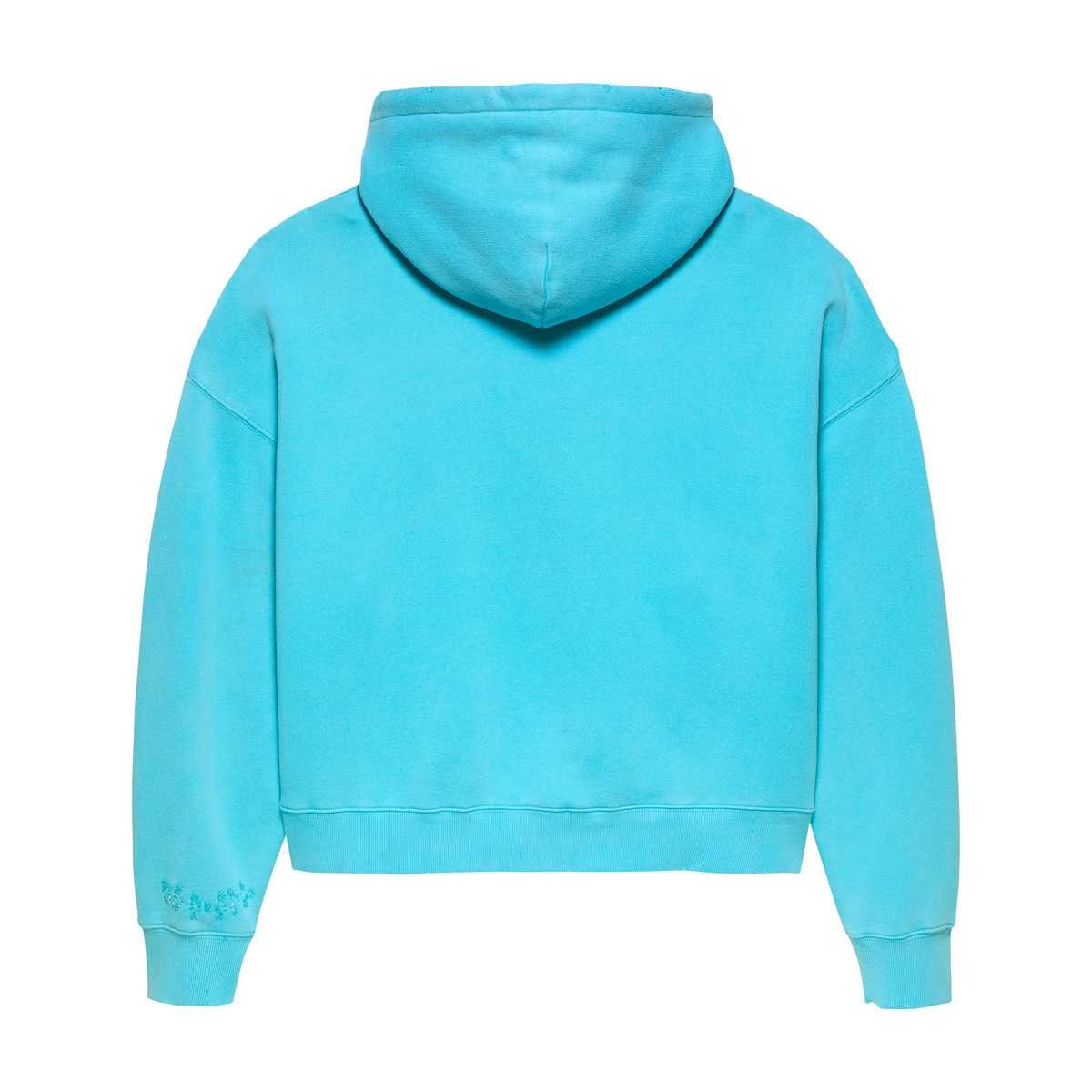 Worked Logo Hoodie - Blue