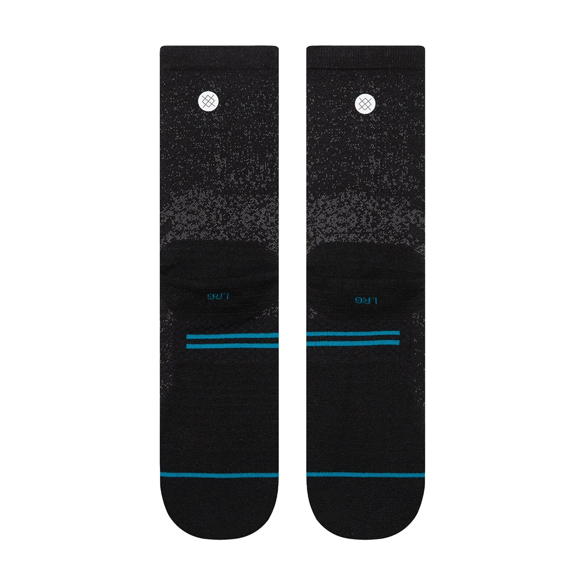 Run Light Crew Socke - Performance - Black